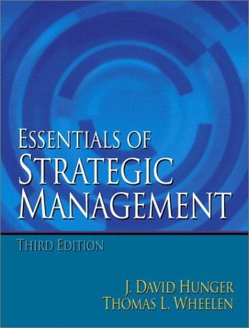 Essentials of Strategic Management