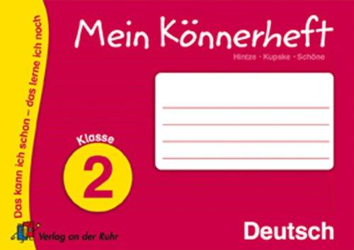 Mein Könnerheft - Deutsch Klasse 2