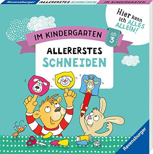 Im Kindergarten: Allererstes Schneiden