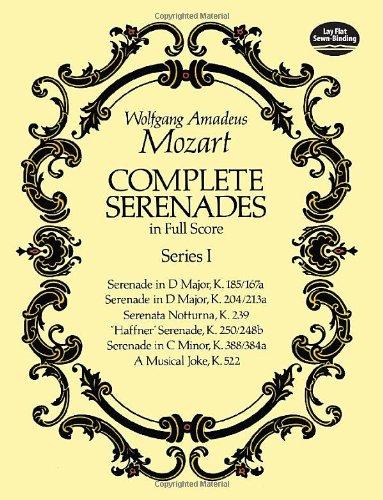 Complete Serenades - Series I (In Full Score): Noten für Ensemble (Dover Music Scores)