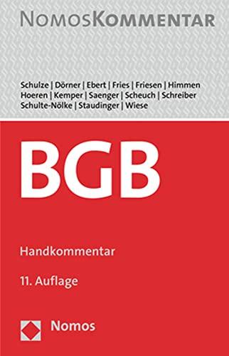 Bürgerliches Gesetzbuch: Handkommentar