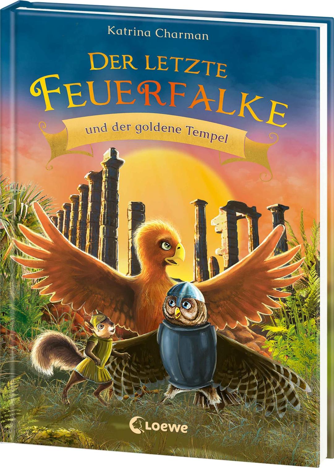 Der letzte Feuerfalke und der goldene Tempel (Band 9): Der Feuerfalke auf der Suche nach seiner Familie - Erstlesebuch für Kinder ab 7 Jahren