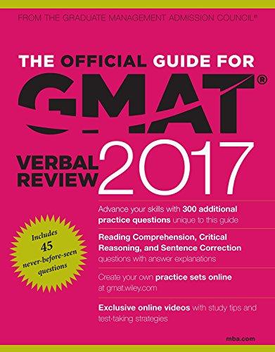 The Official Guide for GMAT Verbal Review 2017: with Online Question Bank and Exclusive Video