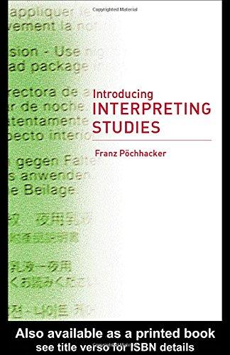 Introducing Interpreting Studies