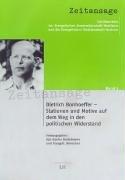 Dietrich Bonhoeffer - Stationen und Motive auf dem Weg in den Widerstand