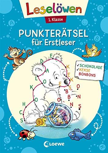 Leselöwen Punkterätsel für Erstleser - 1. Klasse (Blau): Lernspiele und Rätsel für Kinder ab 6 Jahre (Leselöwen Rätselwelt)