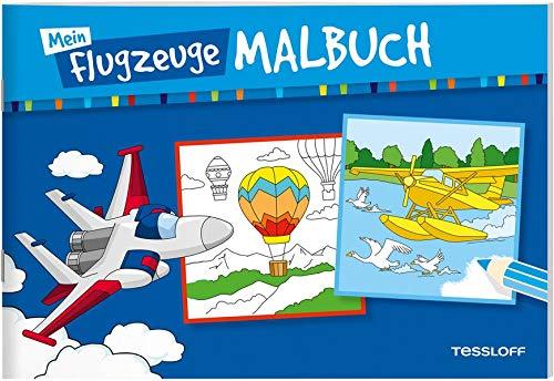 Mein Flugzeuge-Malbuch: Malspaß für Kinder ab 5 Jahren