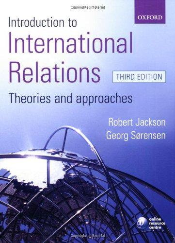 Introduction to International Relations: Theories and Approaches