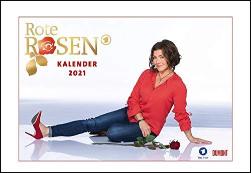 Rote Rosen 2021 - Broschürenkalender - Wandkalender - mit Jahresplaner - Format 42 x 29 cm