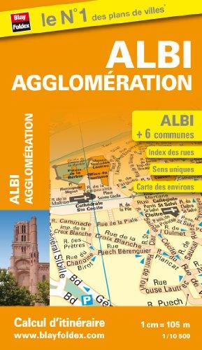 Plan de la ville d'Albi et de son agglomération - Echelle : 1/10 500