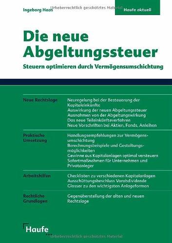 Die neue Abgabensteuer: Steuern optimieren durch Vermögensumschichtung