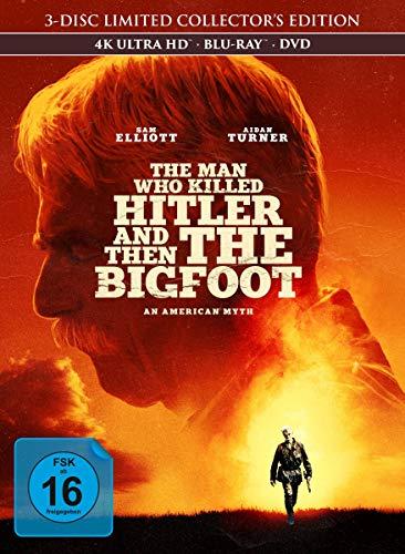 The Man Who Killed Hitler and Then The Bigfoot - 3-Disc Limited Collector's Edition im Mediabook (4K Ultra HD) (+ Blu-ray 2D) (+ DVD)