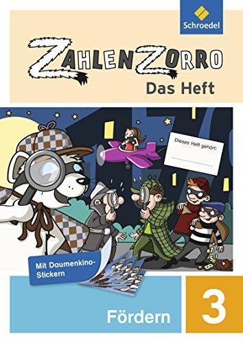 Zahlenzorro - Das Heft: Förderheft 3