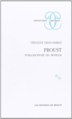 Proust : philosophie du roman