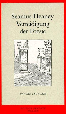 Verteidigung der Poesie: Oxforder Vorlesungen