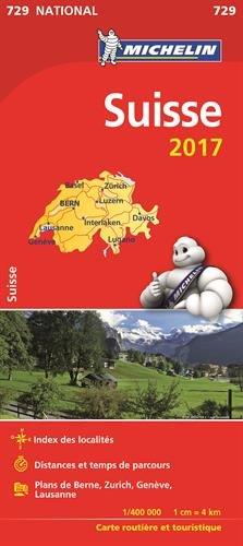 Carte Suisse Michelin 2017