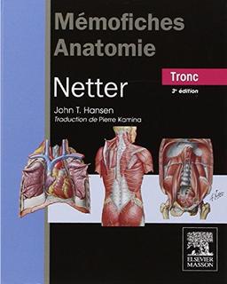 Mémofiches anatomie Netter : tronc