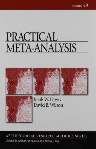 Practical Meta-analysis (Applied Social Research)