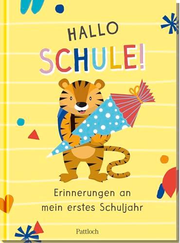 Hallo Schule!: Erinnerungen an mein erstes Schuljahr | Das Erinnerungsbuch für den Schulanfang (Kleine Geschenke zur Einschulung & für die Schultüte)