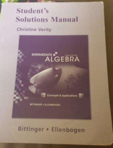 Intermediate Algebra: Concepts & Applications: Concepts and Applications