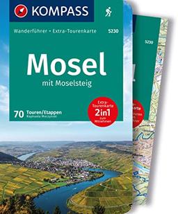 KOMPASS Wanderführer Mosel mit Moselsteig, 46 Touren und 24 Etappen: mit Extra-Tourenkarte, GPX-Daten zum Download