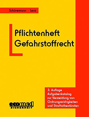 Pflichtenheft Gefahrstoffrecht