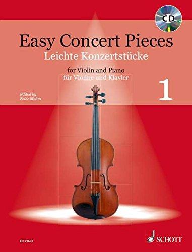 Easy Concert Pieces: Band 1. Violine und Klavier. Ausgabe mit CD.