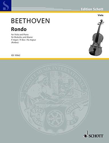 Rondo: Viola und Klavier. (Edition Schott)