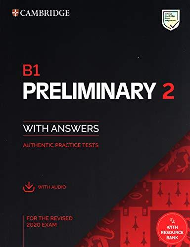 B1 Preliminary 2. Practice Tests with Answers and Audio: Authentic Practice Tests (Pet Practice Tests)