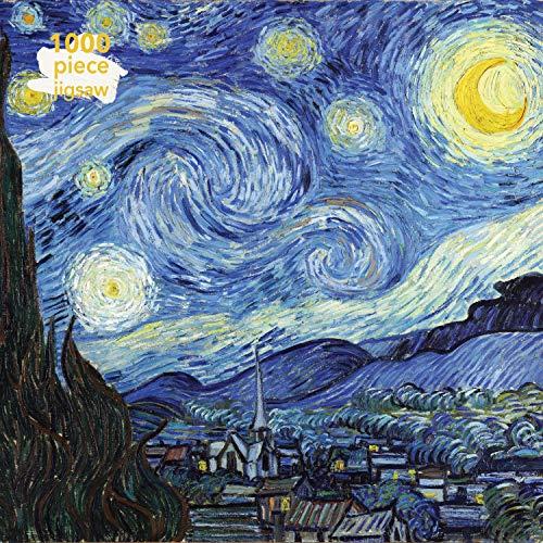 Puzzle - Vincent van Gogh: Sternennacht: Unser faszinierendes, hochwertiges 1.000-teiliges Puzzle (73,5 cm x 51,0 cm) in stabiler Kartonverpackung