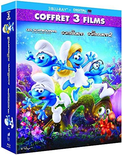 Coffret les schtroumpfs 3 films: les schtroumpfs ; les schtroumpfs 2 ; le village perdu [Blu-ray] [FR Import]