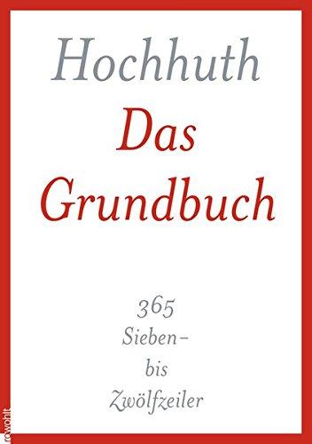 Das Grundbuch: 365 Sieben- bis Zwölfzeiler