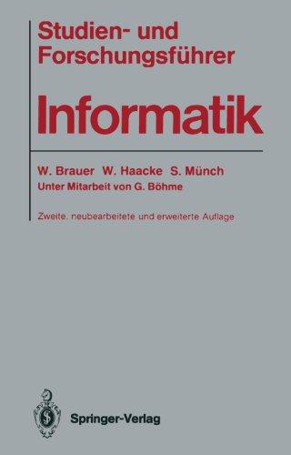 Studien- Und Forschungsf Hrer Informatik (German Edition)