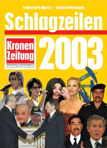 Schlagzeilen 2003