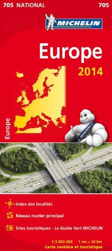 Carte Europe 2014 Michelin