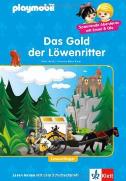 PLAYMOBIL Das Gold der Löwenritter: Löwenritter  - Lesen lernen - Leseanfänger