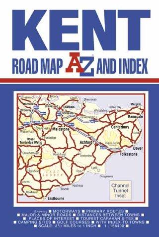 Kent Road Map (A-Z Road Maps & Atlases)