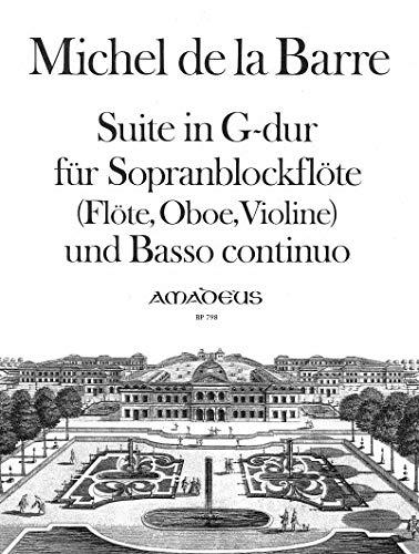 Suite in G-Dur für Sopranblockflöte und Basso continuo