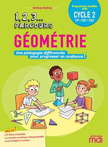 1, 2, 3... parcours, géométrie CP, CE1, CE2, cycle 2 : programmes modifiés 2018