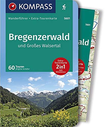 Bregenzerwald und Großes Walsertal: Wanderführer mit Extra-Tourenkarte 1:40.000, 60 Touren, GPX-Daten zum Download (KOMPASS-Wanderführer, Band 5601)