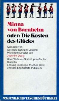 Wagenbachs Taschenbücher, Nr.72, Minna von Barnhelm oder Die Kosten des Glücks