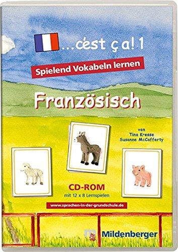 ... c'est ca!. Lernspiele für den Französischunterricht / „... c’est ça 1“ – Lernsoftware, Netzwerklizenz: Software zum Erlernen des französischen Wortschatzes