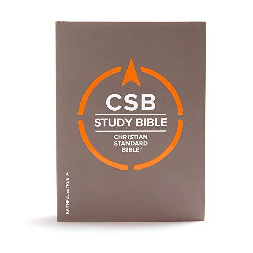 CSB Study Bible, Hardcover: Red Letter, Study Notes and Commentary, Illustrations, Ribbon Marker, Sewn Binding, Easy-To-Read Bible Serif Type