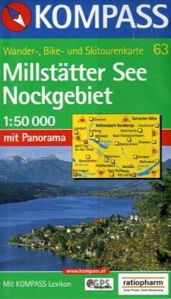 Kompass Karten, Millstätter See, Nockgebiet