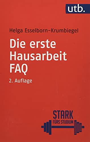 Die erste Hausarbeit - FAQ