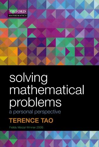 Solving Mathematical Problems: A Personal Perspective