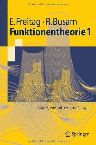 Funktionentheorie 1 (Springer-Lehrbuch) (German Edition): Mit Lösungshinweisen zu 420 Übungsaufgaben