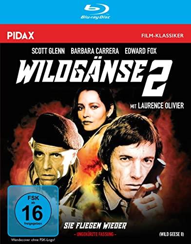 Wildgänse 2 - Sie fliegen wieder (Ungekürzte Fassung) (Wild Geese II) / Packender Kult-Abenteuerfilm mit Starbesetzung (Pidax Film-Klassiker) [Blu-ray]