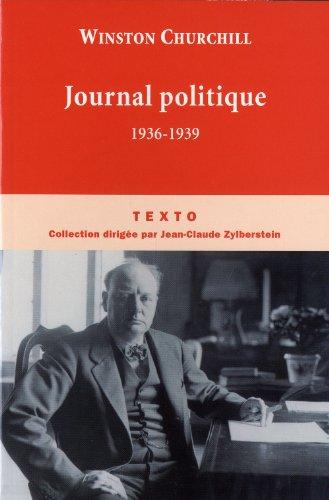 Journal politique : 1936-1939