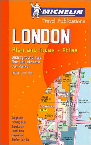 Michelin Karte London, Plan and index, Atlas (Michelin City Plans)